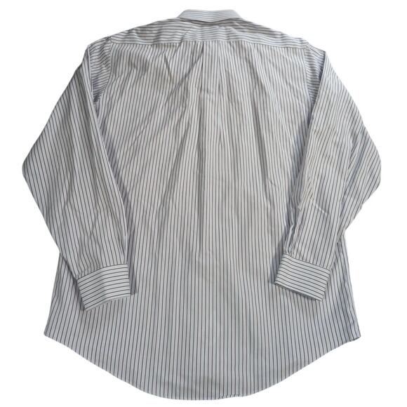Brooks Brothers Shirt 16-35 Classic Fit Stripe Non Iron Supima Cotton Mens - Picture 8 of 9